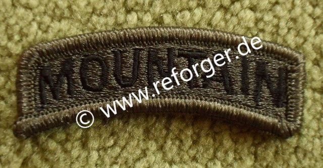 Mountain Tab, Subdued BDU Aufnäher Patch