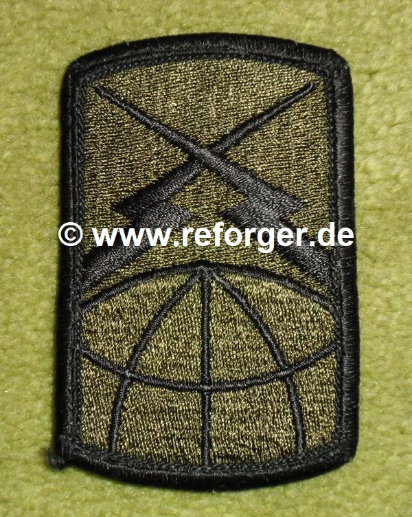 160th Signal Brigade Subdued BDU Patch