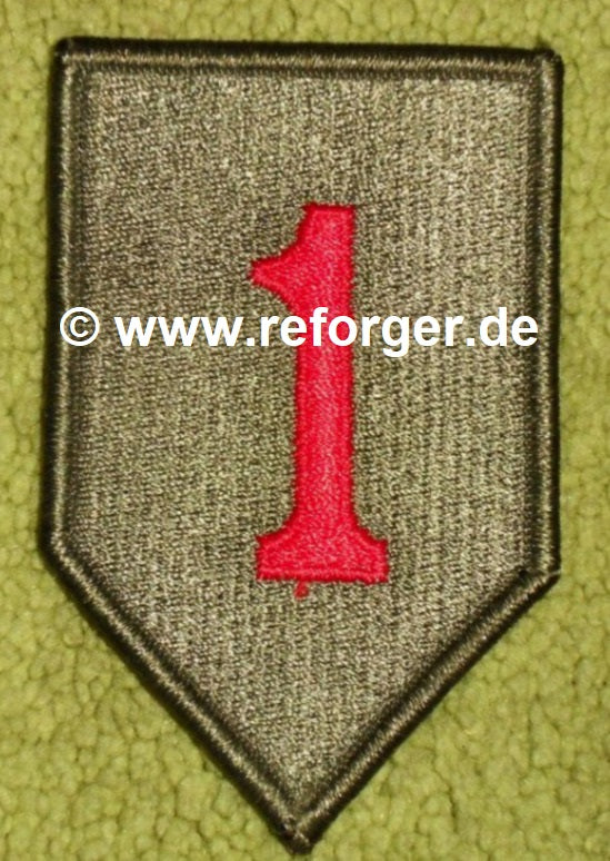 1st Infantry Division Aufnäher Patch
"The Big Red One"