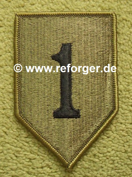 1st Infantry Division Patch – Subdued