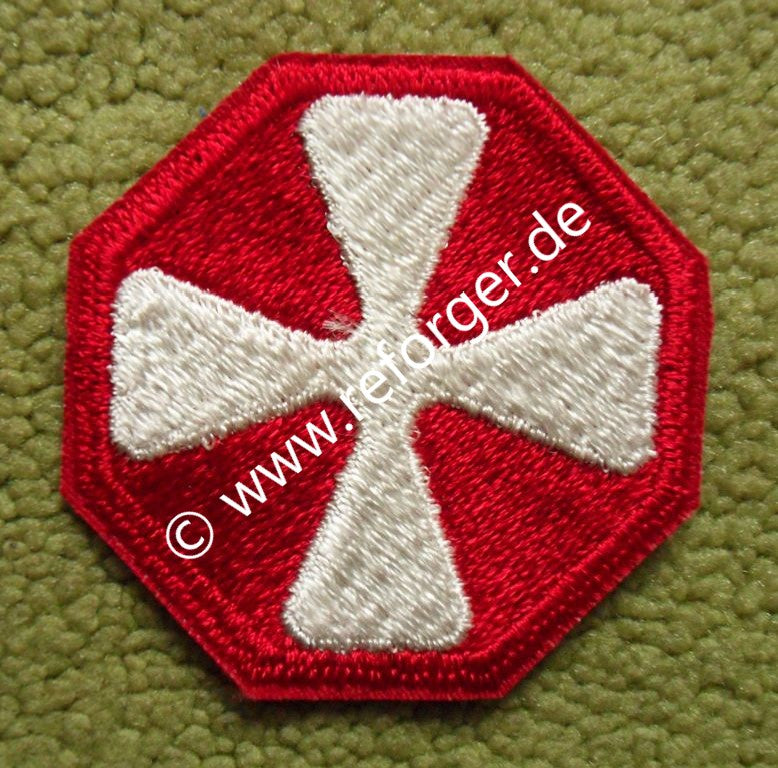 8th U.S. Army – WWII Abzeichen Patch