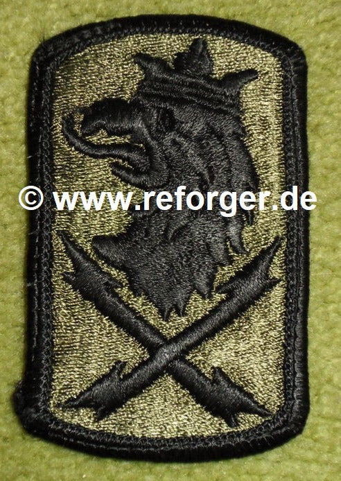 22nd Signal Brigade Subdued BDU Aufnäher Patch