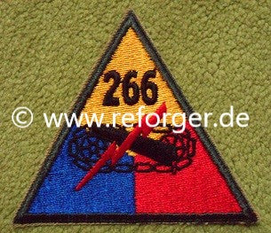 266th Armored Divison WWII Patch – US Army Abzeichen