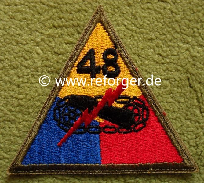 48th Armored Divison WWII Patch – US Army Abzeichen