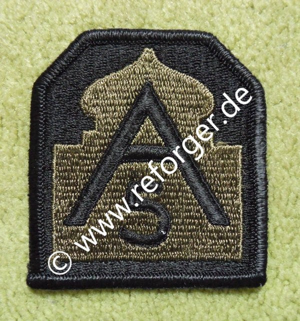 Fifth Army Patch der United States Army North (ARNORTH) im Subdued-Design für BDU-Uniformen