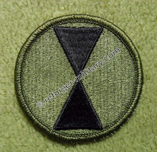 7th Infantry Division Patch – Subdued
