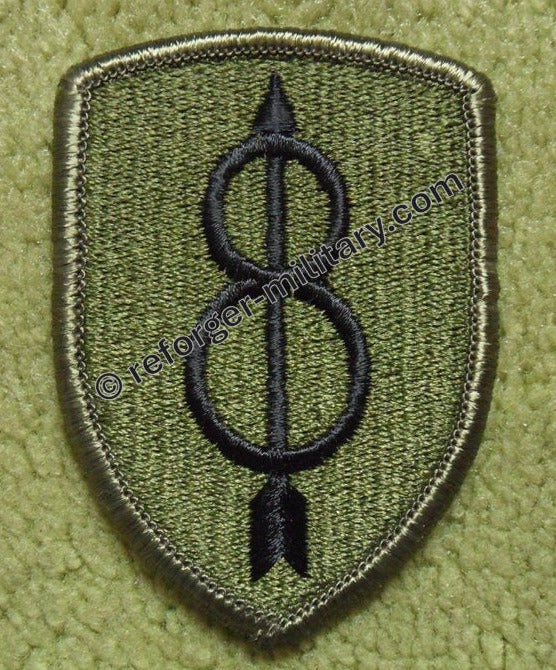 8th Infantry Division Subdued BDU Patch