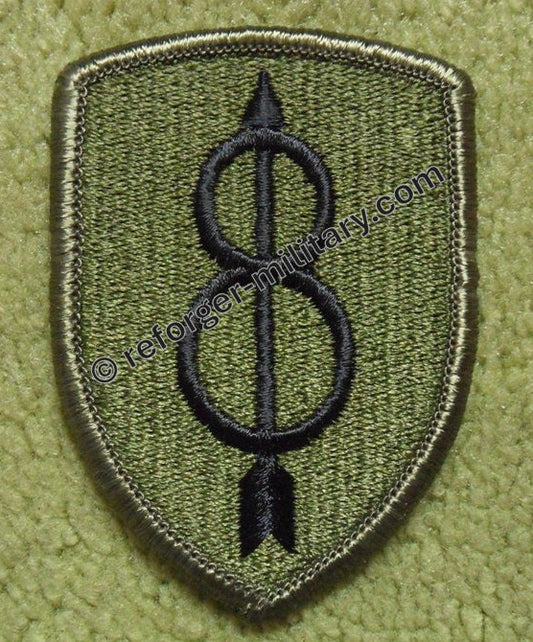 8th Infantry Division Subdued BDU Patch