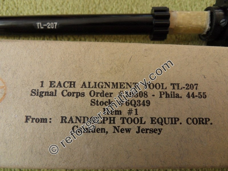 TL-207 ALIGNMENT TOOL FOR BC-620 AND BC-659 WW2 TRANSCEIVER