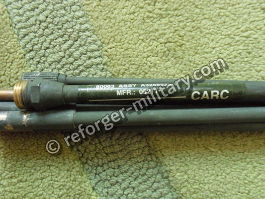 Detailansicht der originalen Typenbezeichnung auf der AS-4266A/PRC Antenne.