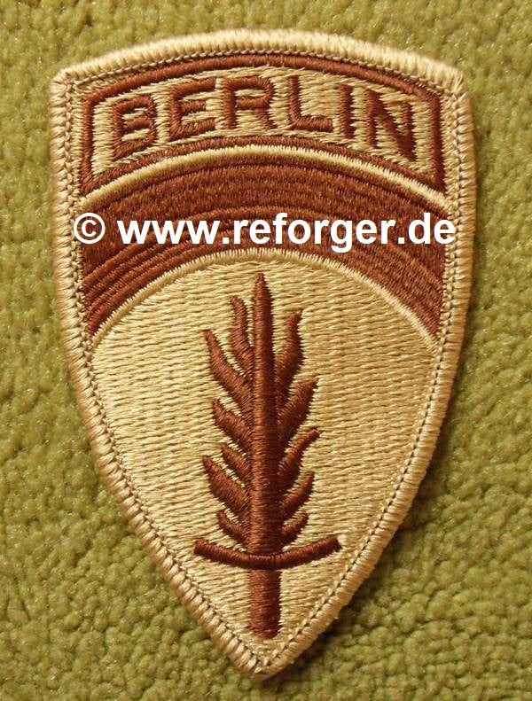 Berlin Brigade Aufnäher Desert Patch