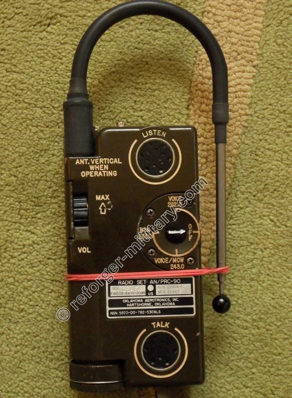 ミリタリー 【アメリカ軍実物】AN/PRC-90 サバイバルラジオ RADIO SET