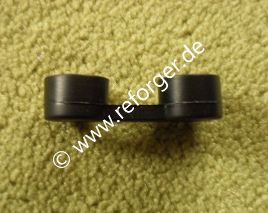 Seitenansicht der Gummi-Abdeckkappe für Audioanschluss PRC-77 und PRC-25