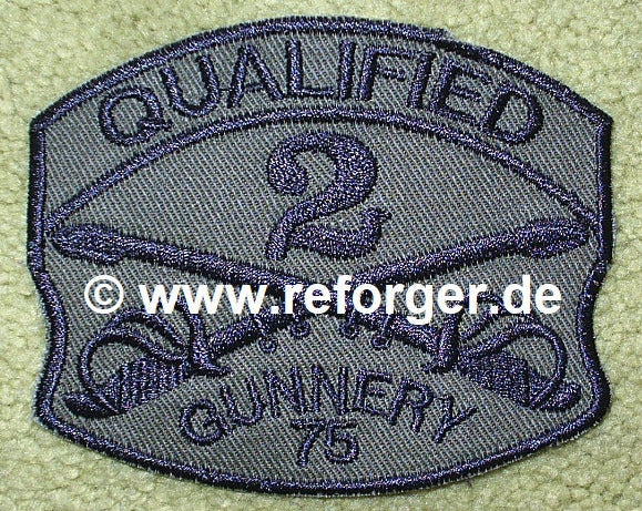 2nd ACR Gunnery 75 Pocket Patch