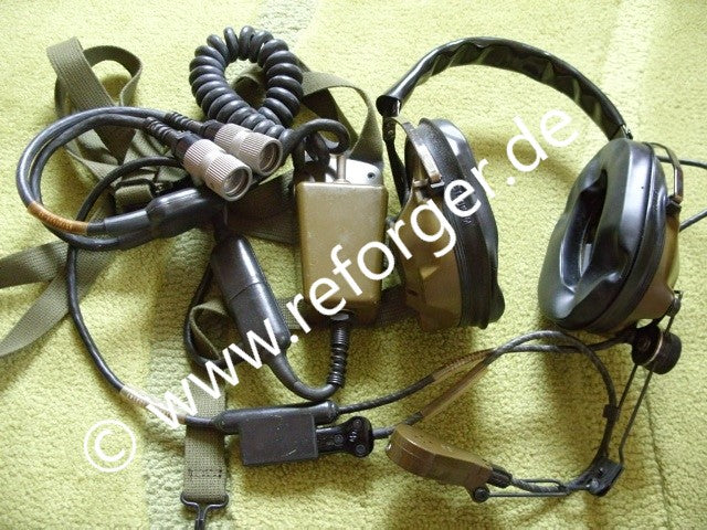 H-161/U Militär Headset Funkkopfhörer für PRC-77 und RT-524 Funkgeräte – Sprechgarnitur für zuverlässige militärische Kommunikation