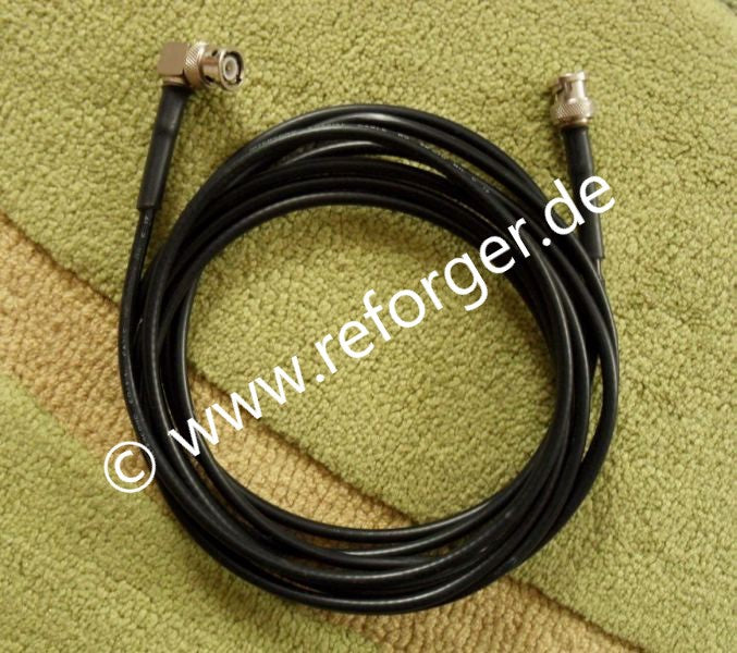 RG58 C/U 50-Ohm Koaxialkabel mit BNC-Stecker für Militärfunkgeräte