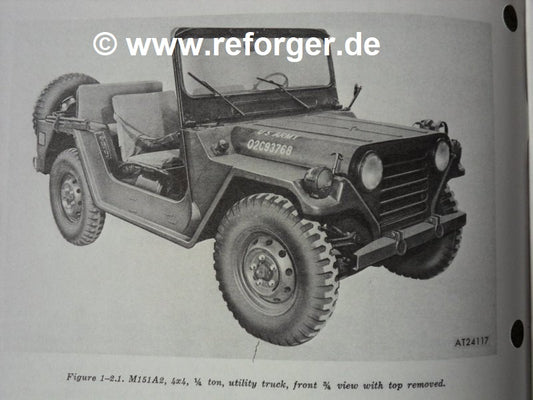 Handbuch TM 9-2320-218-10 – Wartungs- & Funktionsanweisungen für den Ford Mutt M151
