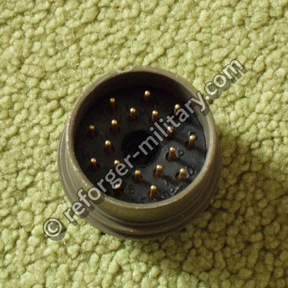 MIL-DTL-55181 18-Pin Panel Mount Socket MW20F(M) – Mil-Spec Einbaubuchse.