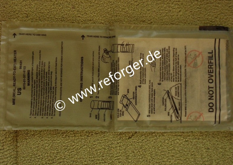 Heatpack im Einsatz – Chemischer Heizbeutel zum Erwärmen von Fertigmahlzeiten beim Camping