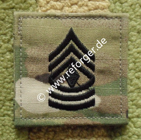 Patch Dienstgrad First Sergeant 1SG OCP Multicam