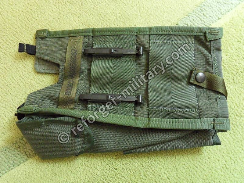 Rückseite der PRC-126 US Army Funkgerät Tasche Pouch mit ALICE Befestigung