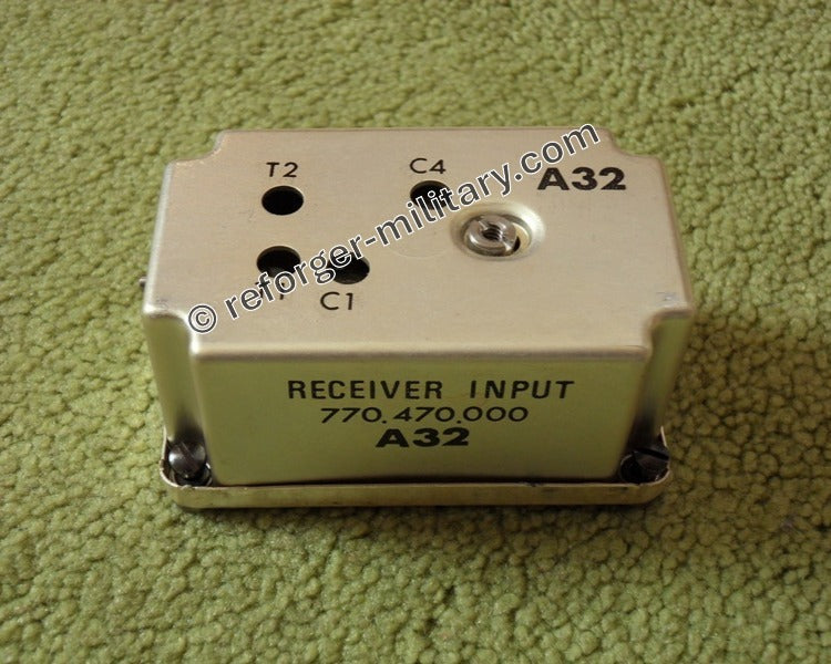 PRC-77 / RT-841 Circuit Module A32 – Receiver Input (Empfängereingang)