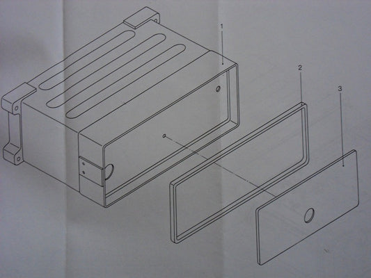 Schaumstoffeinlage für das PRC-77 Gehäuse – Detailansicht