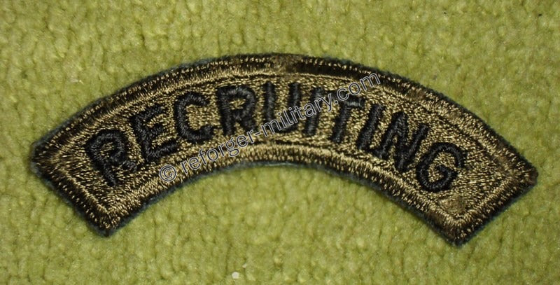 Recruiting Schriftzug Tab Patch