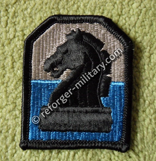 2nd Military Intelligence Command SSI Patch – Full Color Blue & Silver Knight Unit Insignia.