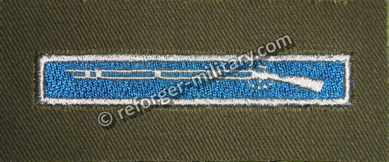 U.S. Army Expert Infantryman Badge (EIB) Aufnäher – Full Color Vietnam Era Blue & White Patch.