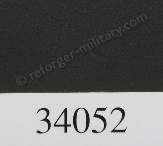 Farbmuster der US Army FS 34052 Sprühfarbe in Gruen