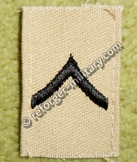 U.S. Army Private (PV2) Rangabzeichen Aufnäher – Desert Camo Rank Patch for DCU Uniform