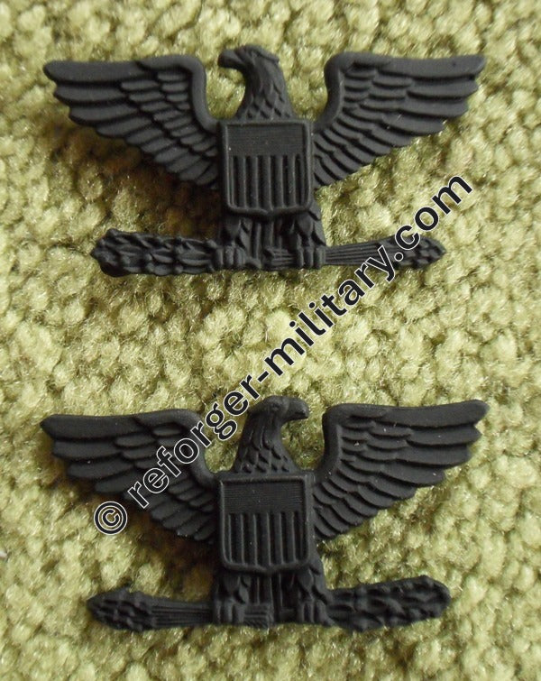 US Army Rangabzeichen Colonel 1x Paar Dienstgrad Anstecker Pin