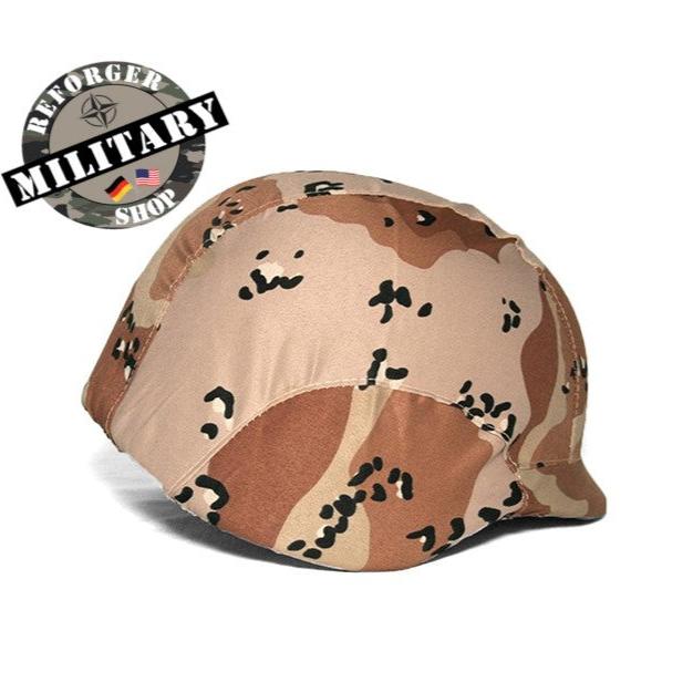 US Cover Helmet Desert Storm 6 Color Chocolate Chip Wüstentarn Helmbezug auf PASGT-Gefechtshelm