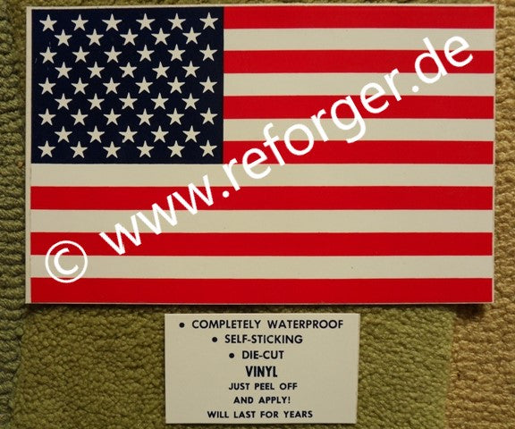 USA-Flagge – Stars and Stripes Vinyl-Aufkleber