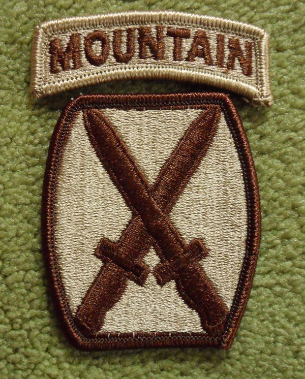10th Mountain Division, Desert Patch