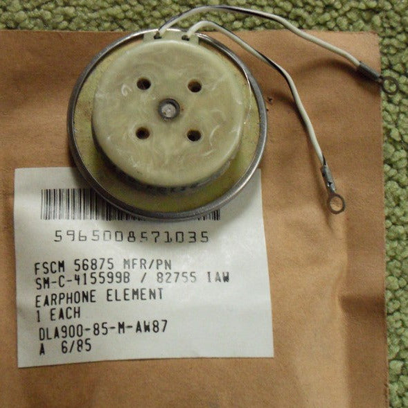 Earphone Element for Headsets and CVC Helmets