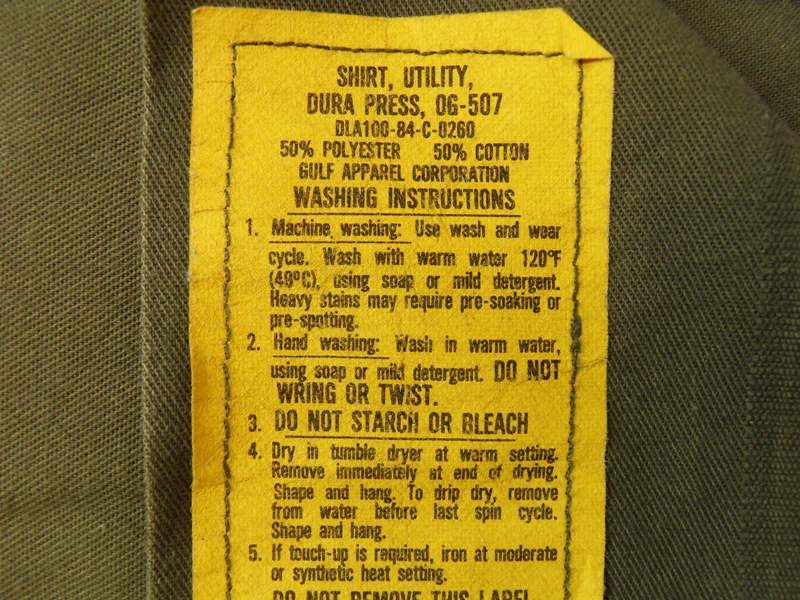 OG-507 US Uniformhemd Oliv