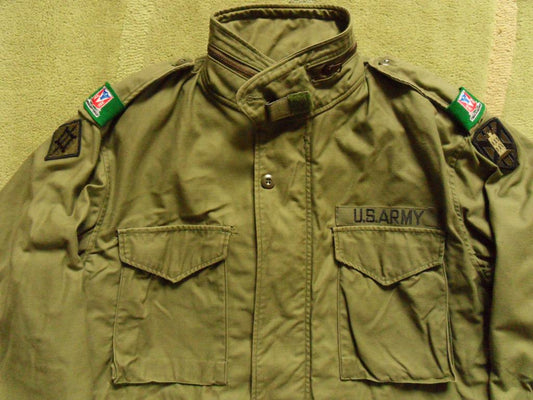 US Army M65 Jacke Large Regular 82nd Engineer