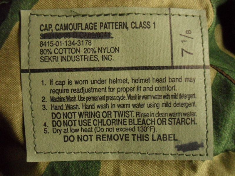 US Military BDU Patrol Cap