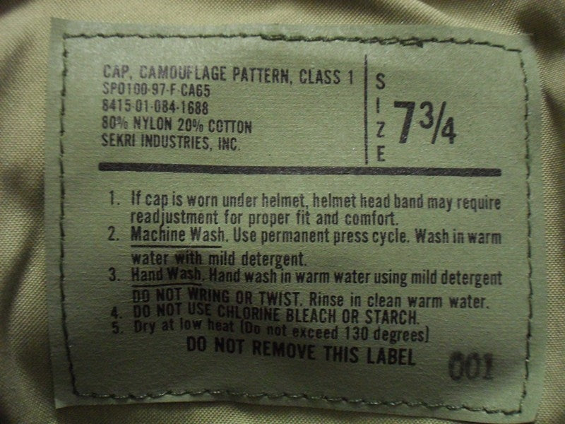 US BDU Cap Woodland Camo Feldmütze