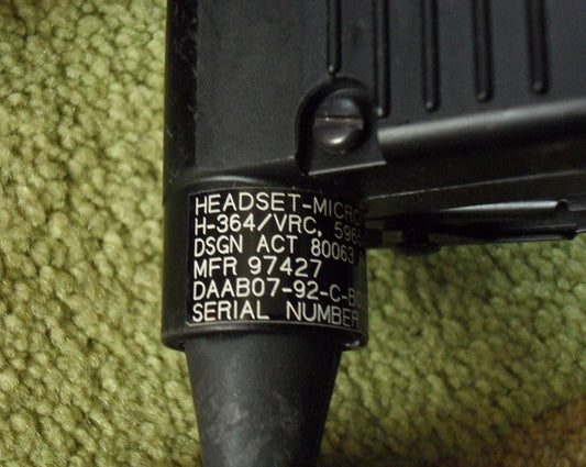 US Army Headset H-364/VRC