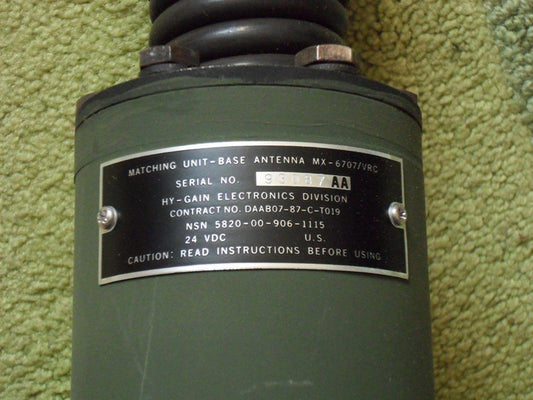 MX-6707/VRC Vehicle Antenna Base