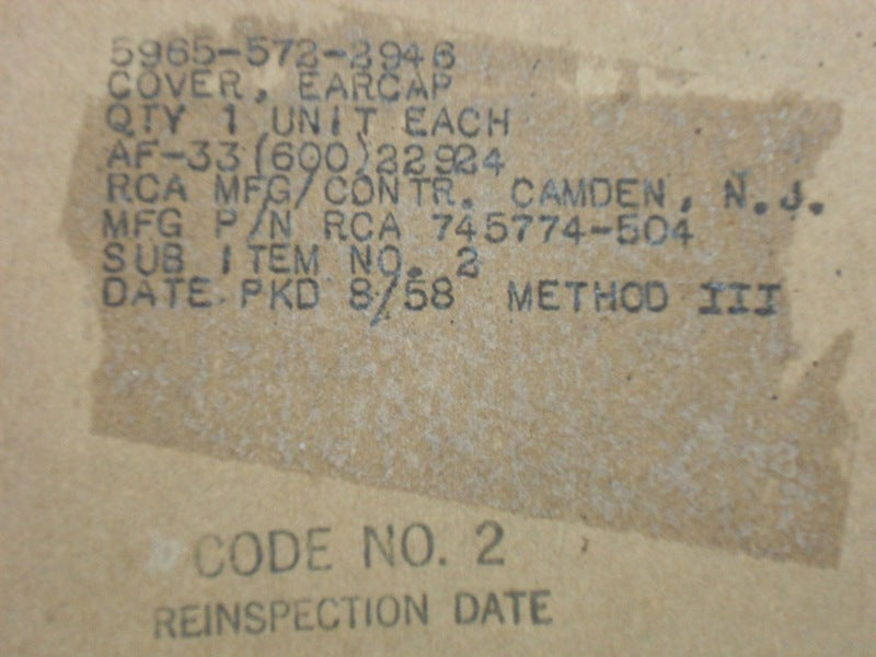 Cover Earcap for Headset H-79/AIC