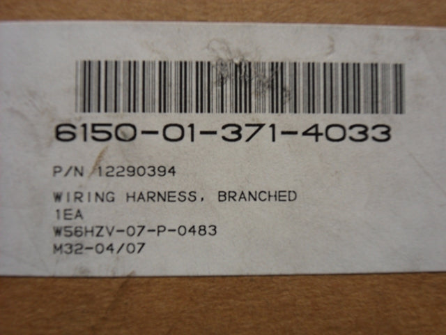 M578 Recovery Vehicle Wiring Harness