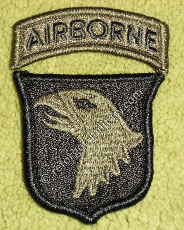 US Army 101st Airborne Division SSI Subdued Patch