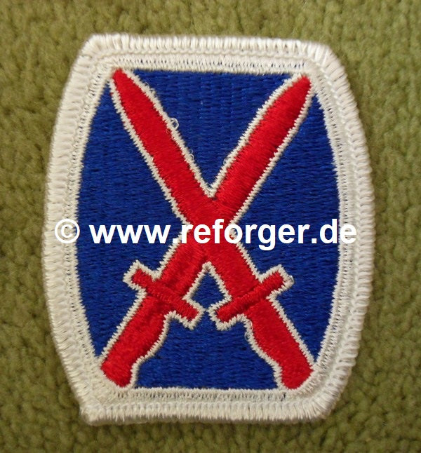 10th Mountain Division Abzeichen, Full Color Patch