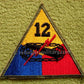 12th Armored Division WWII Patch