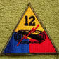 12th Armored Division Patch – US Army Abzeichen