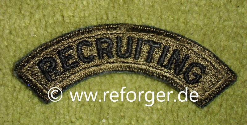 Recruiting Schriftzug Tab